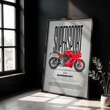 SuperSport Motorcycle Poster