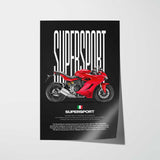 SuperSport Motorcycle Poster