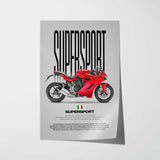 SuperSport Motorcycle Poster