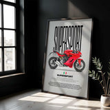 SuperSport Motorcycle Poster