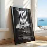 Zonda F Car Poster