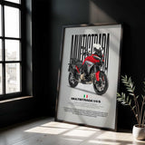 2025 Multistrada V4 S Motorcycle Poster