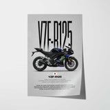 YZF-R125 Motorcycle Poster