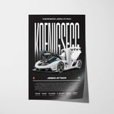 Koenigsegg Jesko Attack Poster