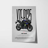 YZF-R125 Motorcycle Poster