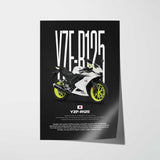 YZF-R125 Motorcycle Poster