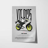 YZF-R125 Motorcycle Poster