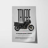 2018 XT1200ZE Super Ténéré Motorcycle Poster