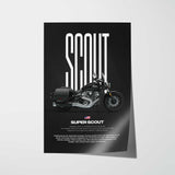 2025 Super Scout Motorcycle Poster