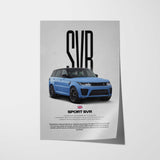 Sport SVR Car Poster