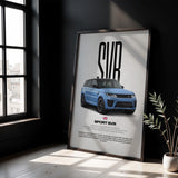 Sport SVR Car Poster