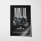2010 Ninja ZX-10R Motorcycle Poster