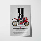 2017-2019 CBR1000RR-SP Fireblade Motorcycle Poster