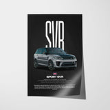 Sport SVR Car Poster