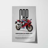 2017-2019 CBR1000RR-SP Fireblade Motorcycle Poster