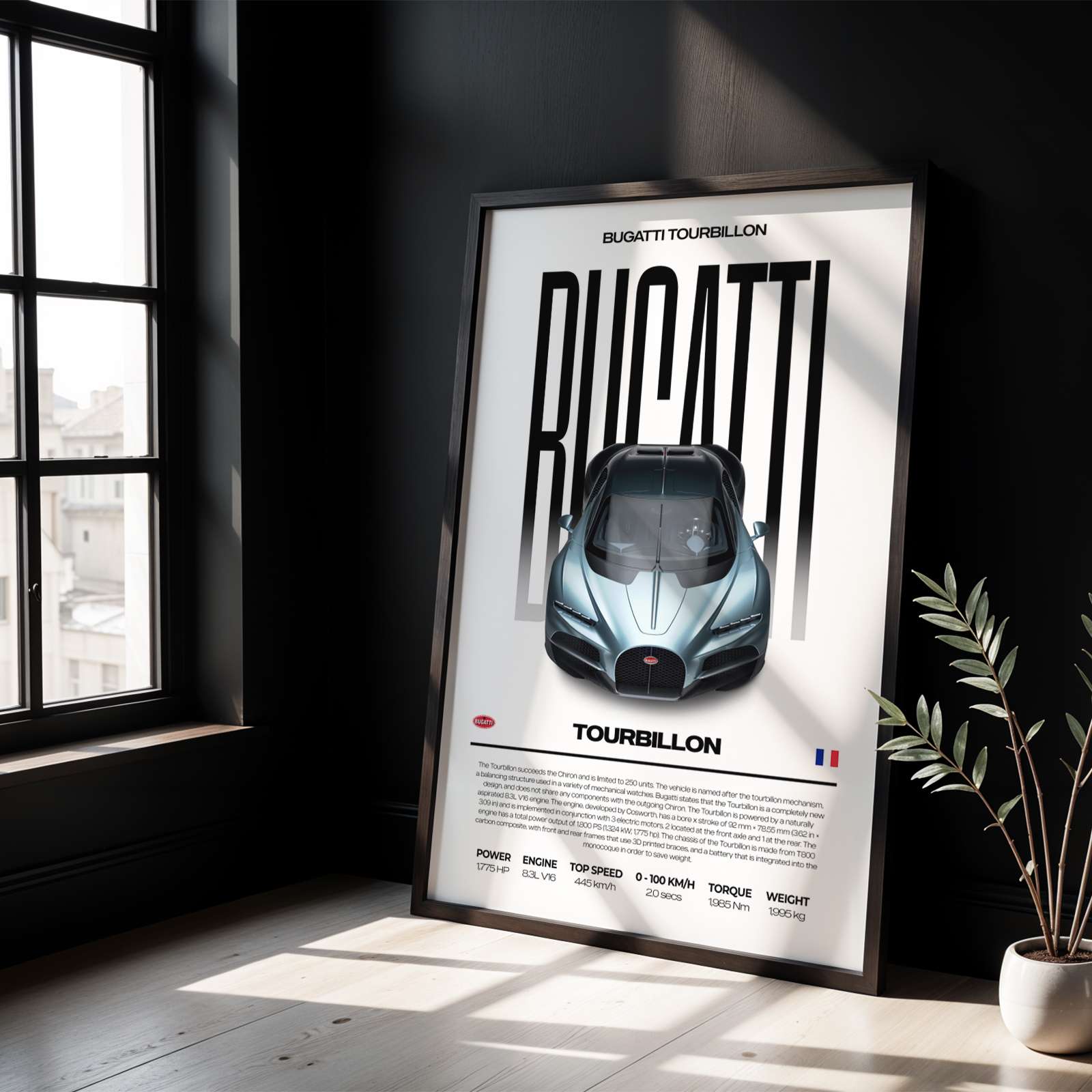 Bugatti Tourbillon Poster