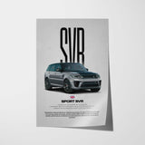 Sport SVR Car Poster