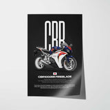 2011 CBR1000RR Fireblade Motorcycle Poster