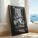 2011 CBR1000RR Fireblade Motorcycle Poster