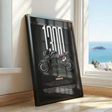 1300 R Motorcycle Poster