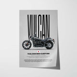 2024 Vulcan 900 Custom Motorcycle Poster
