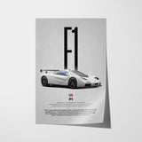 F1 Car Poster