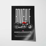 2023 Bonneville Speedmaster Chrome Edition Motorcycle Poster