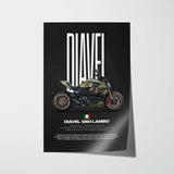 Diavel 1260 Lamborghini Motorcycle Poster