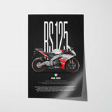 RS 125 Motorcycle Poster