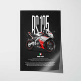 RS 125 Motorcycle Poster