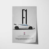 F1 Car Poster