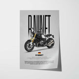 R nineT Motorcycle Poster