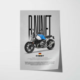 R nineT Motorcycle Poster