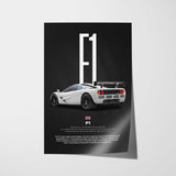 F1 Car Poster