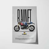 R nineT Motorcycle Poster