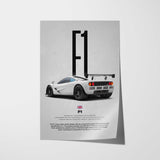F1 Car Poster