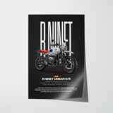 R nineT Urban GS Motorcycle Poster