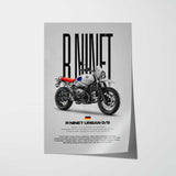 R nineT Urban GS Motorcycle Poster