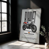 R nineT Urban GS Motorcycle Poster