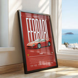 Ferrari F40 Poster