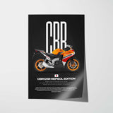2012 CBR125R Repsol Edition Motorcycle Poster
