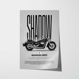 2020 Shadow Aero Motorcycle Poster