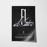 F1 Car Poster