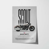2020 Scout Sixty Motorcycle Poster