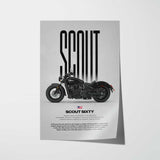 2022 Scout Sixty Motorcycle Poster