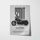 2024 Scout Bobber Motorcycle Poster