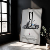 F1 Car Poster