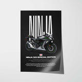 2015 Ninja 300 Special Edition Motorcycle Poster
