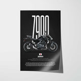 2017 Z900 Motorcycle Poster