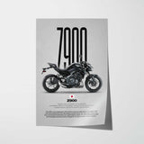 2017 Z900 Motorcycle Poster